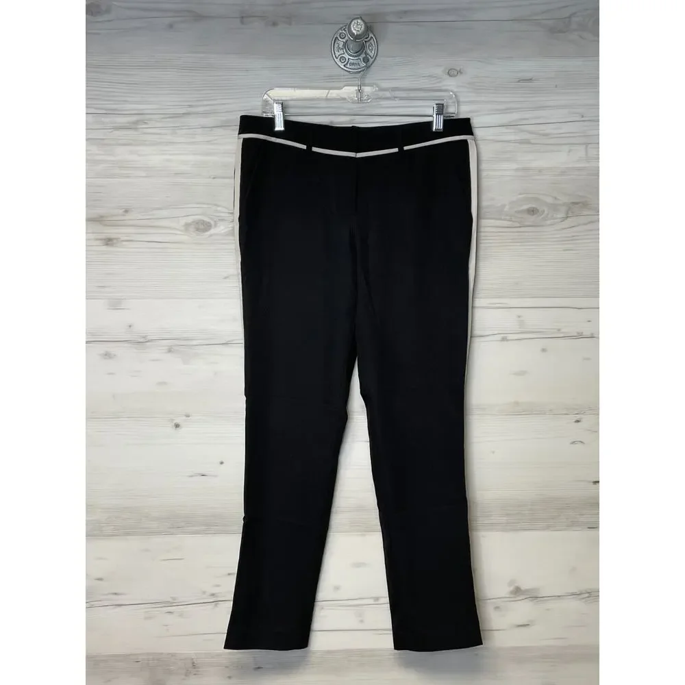 Mercer Madison Pants‎ Size 8 Black Mid Rise Dressy Business